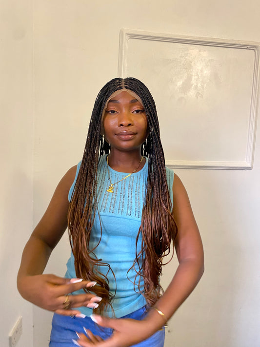 French Curls On Full Lace Wig