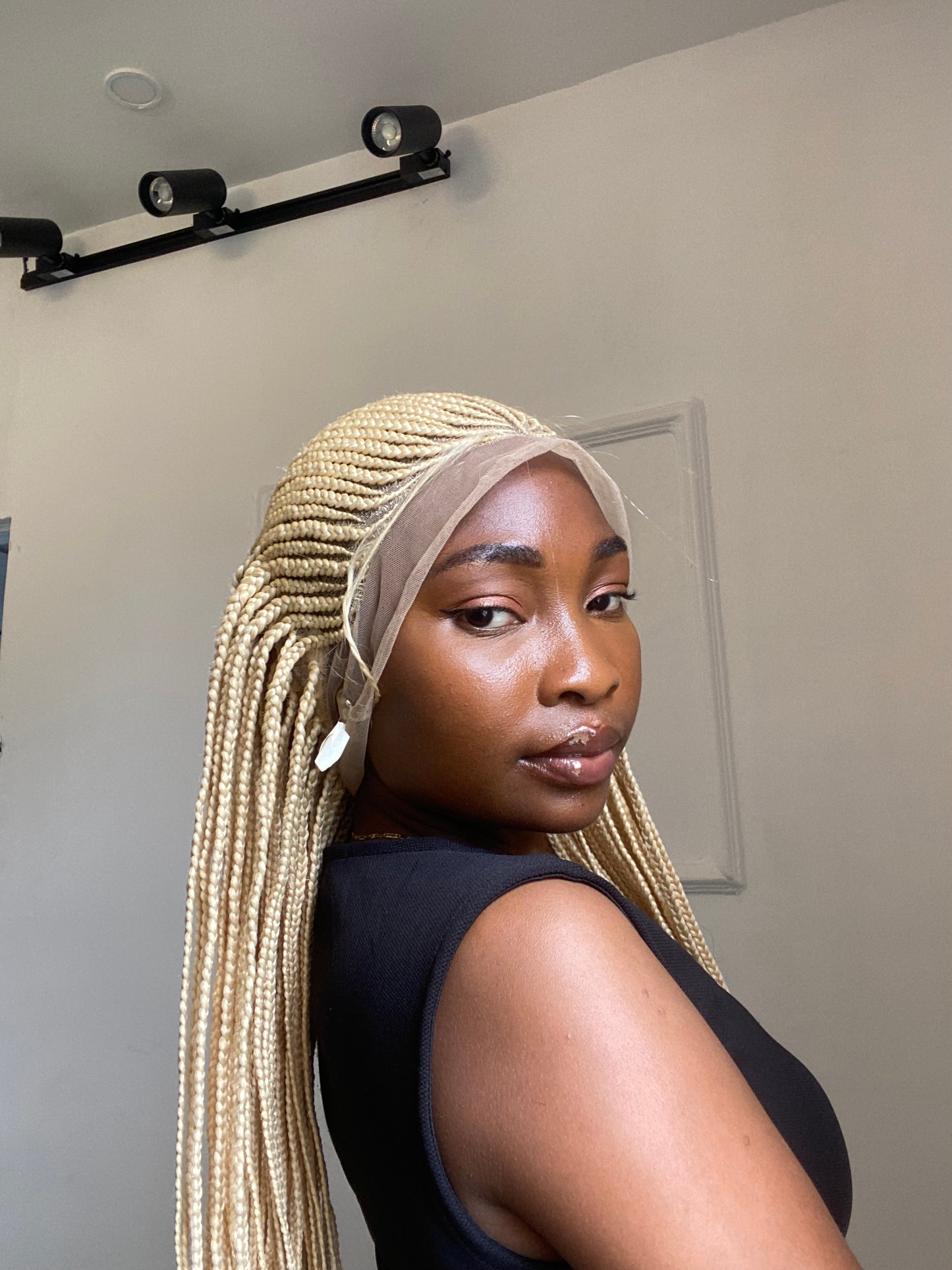 Cornrows Braids, Fulani Style, Black Women Wig, Frontal, Full Lace, Lace Front,
