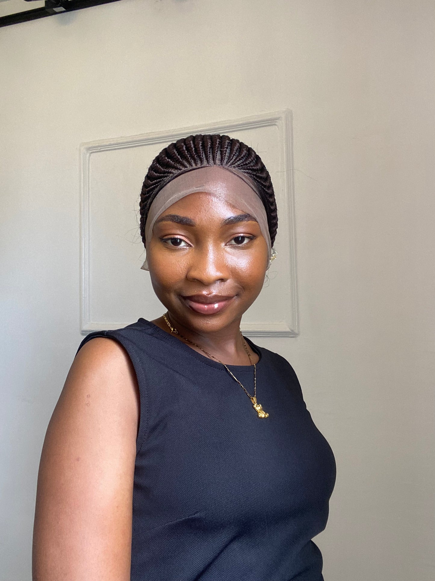Braided wig Updo, Box Braids,Full Lace braided wig,Braidedwig, Black Women Hair