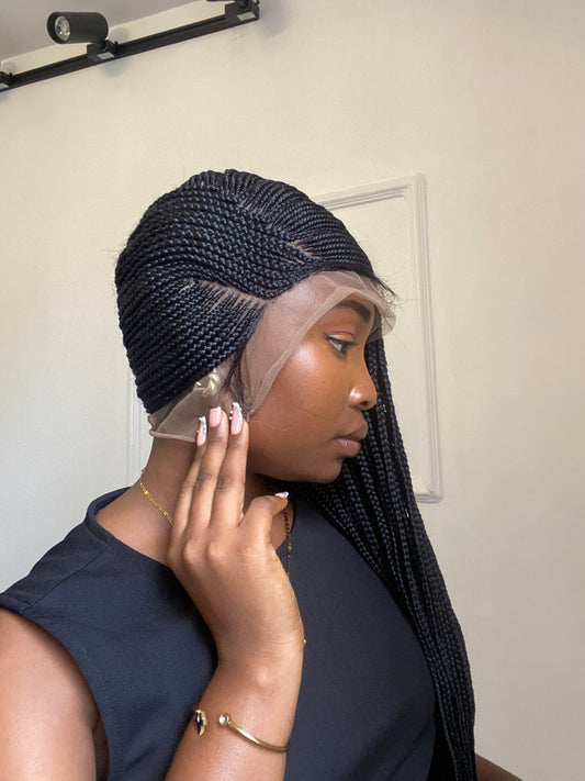 Lemonade braids On Full Lace Wig