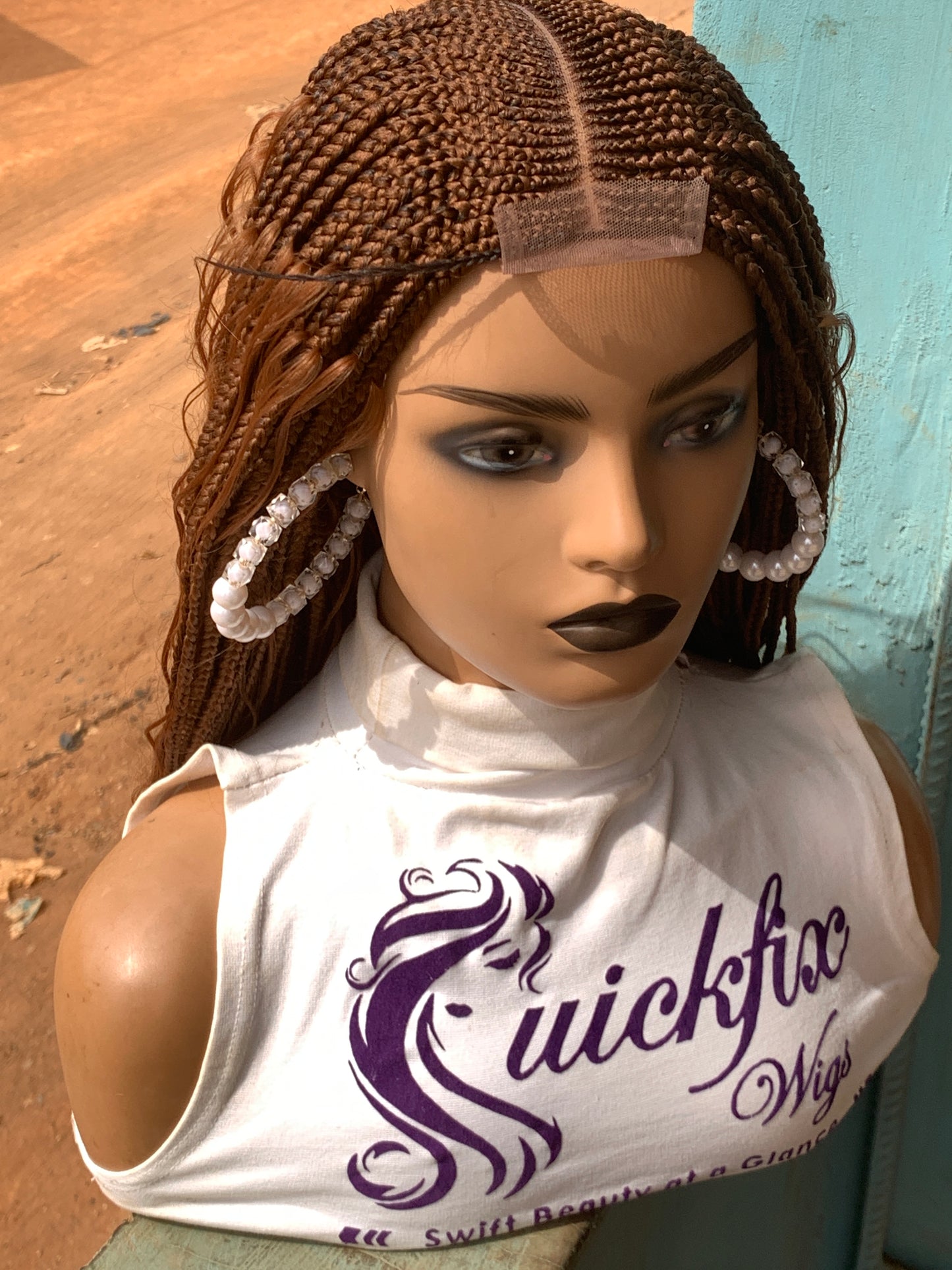 Bohemian braids, Boho braid, Fulani Style, Black Women Wig, Frontal, Full Lace, Lace Front,