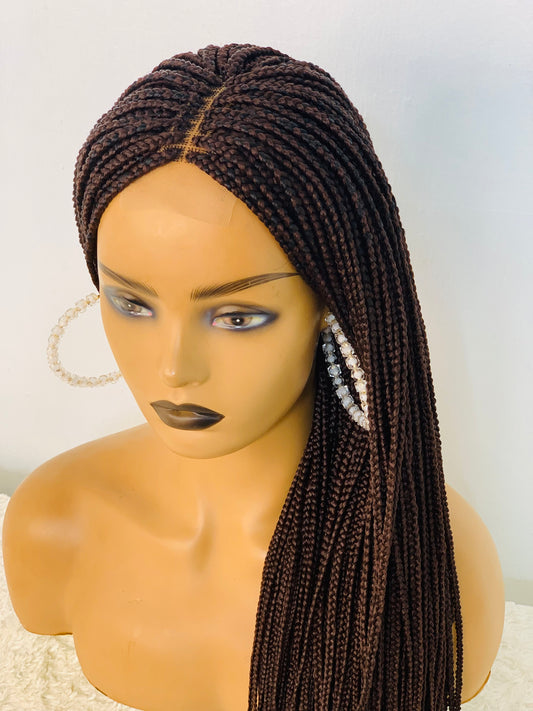 Small box Braided Wig Box braids Full lace braids wig Senegalese Black Women