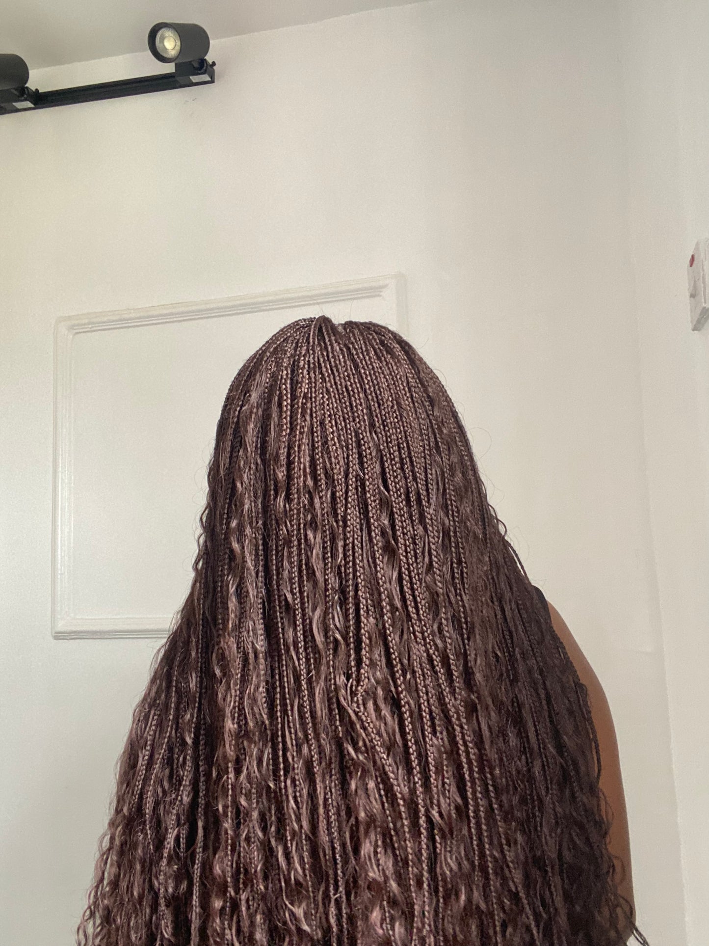 Boho Braids On Full Lace Wig
