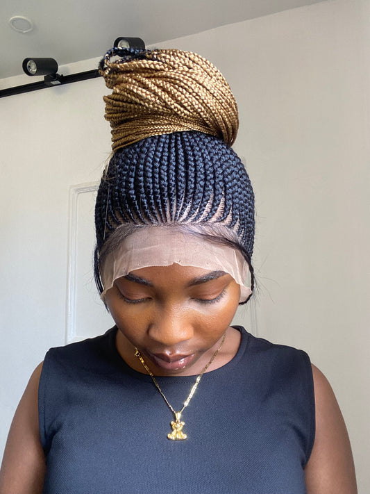 Updo On Full Lace Wig