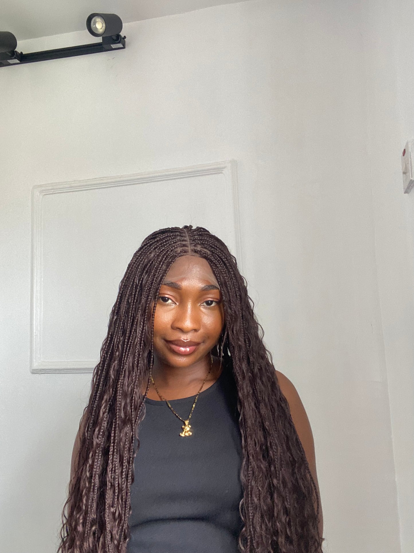 Boho Braids On Full Lace Wig