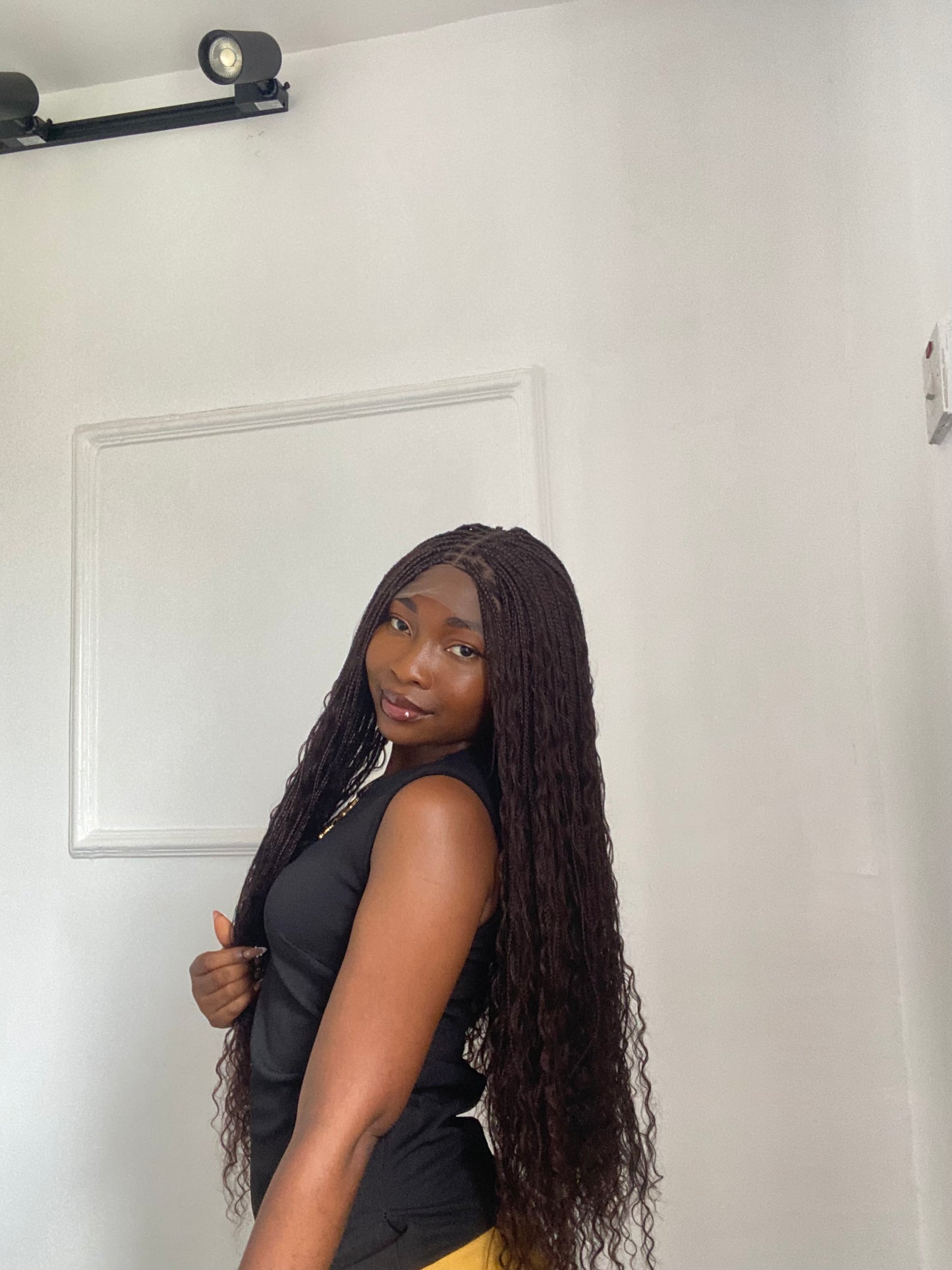 Boho Braids On Full Lace Wig