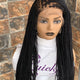 Small Knotless Braids — Full Lace Wig, 28 Inches | Black