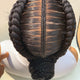 French Braids Bun — Full Lace Wig