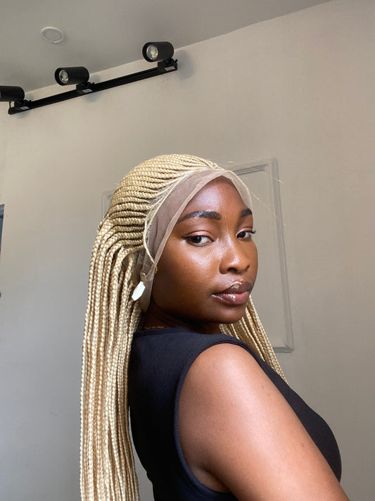 Cornrows Braids, Fulani Style, Black Women Wig, Frontal, Full Lace, Lace Front,
