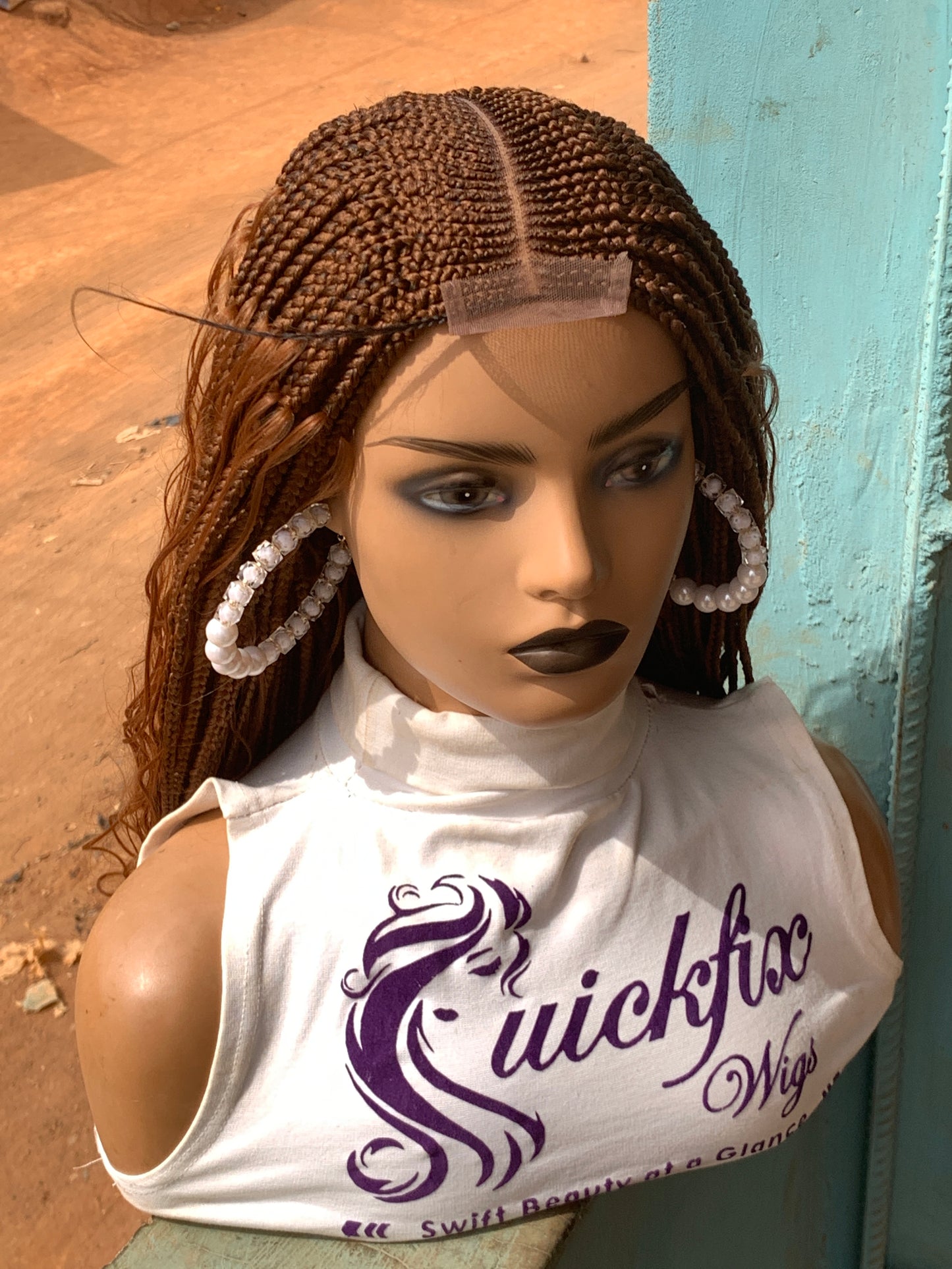 Bohemian braids, Boho braid, Fulani Style, Black Women Wig, Frontal, Full Lace, Lace Front,