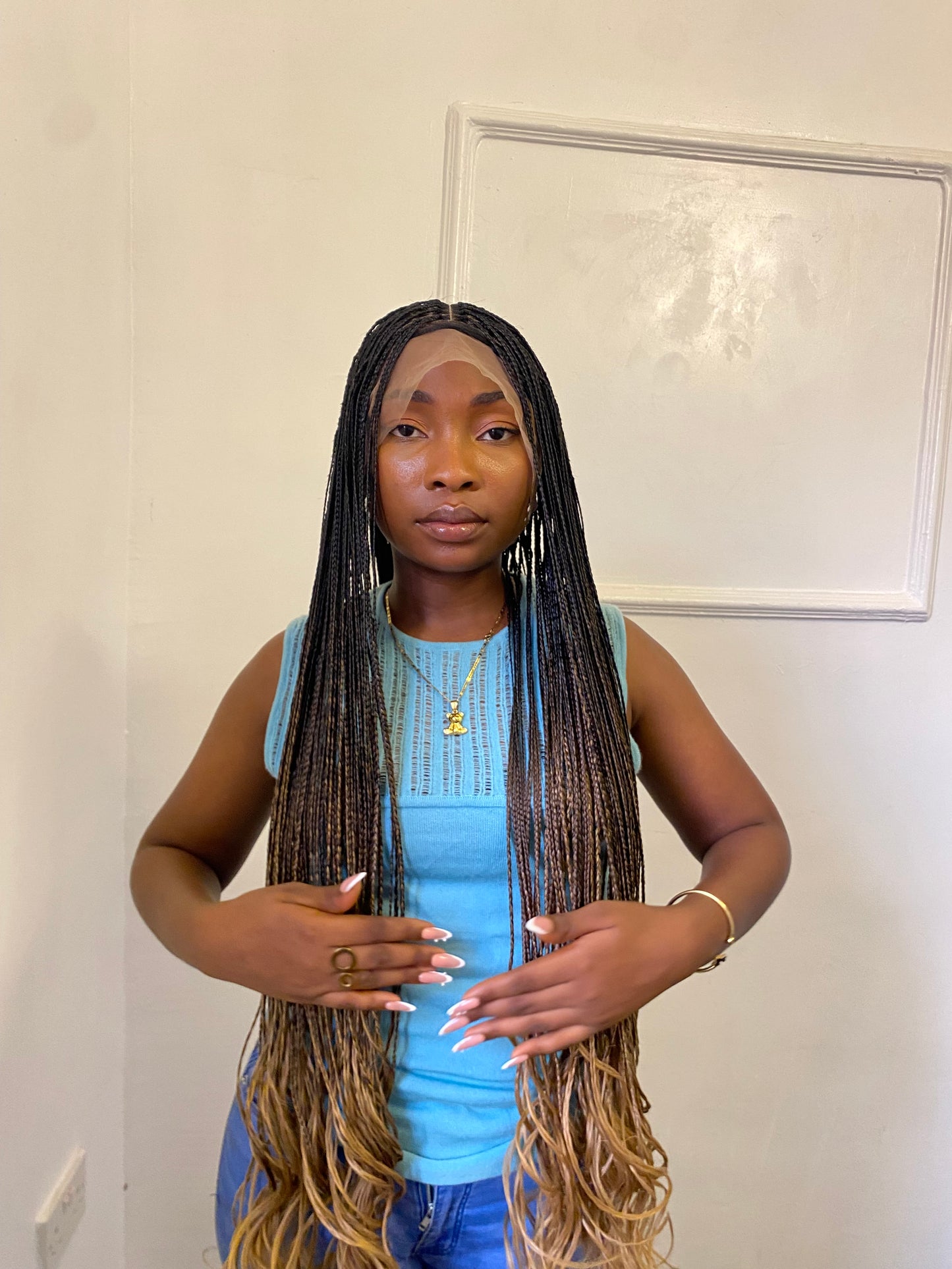 French Curls On Full Lace Wig
