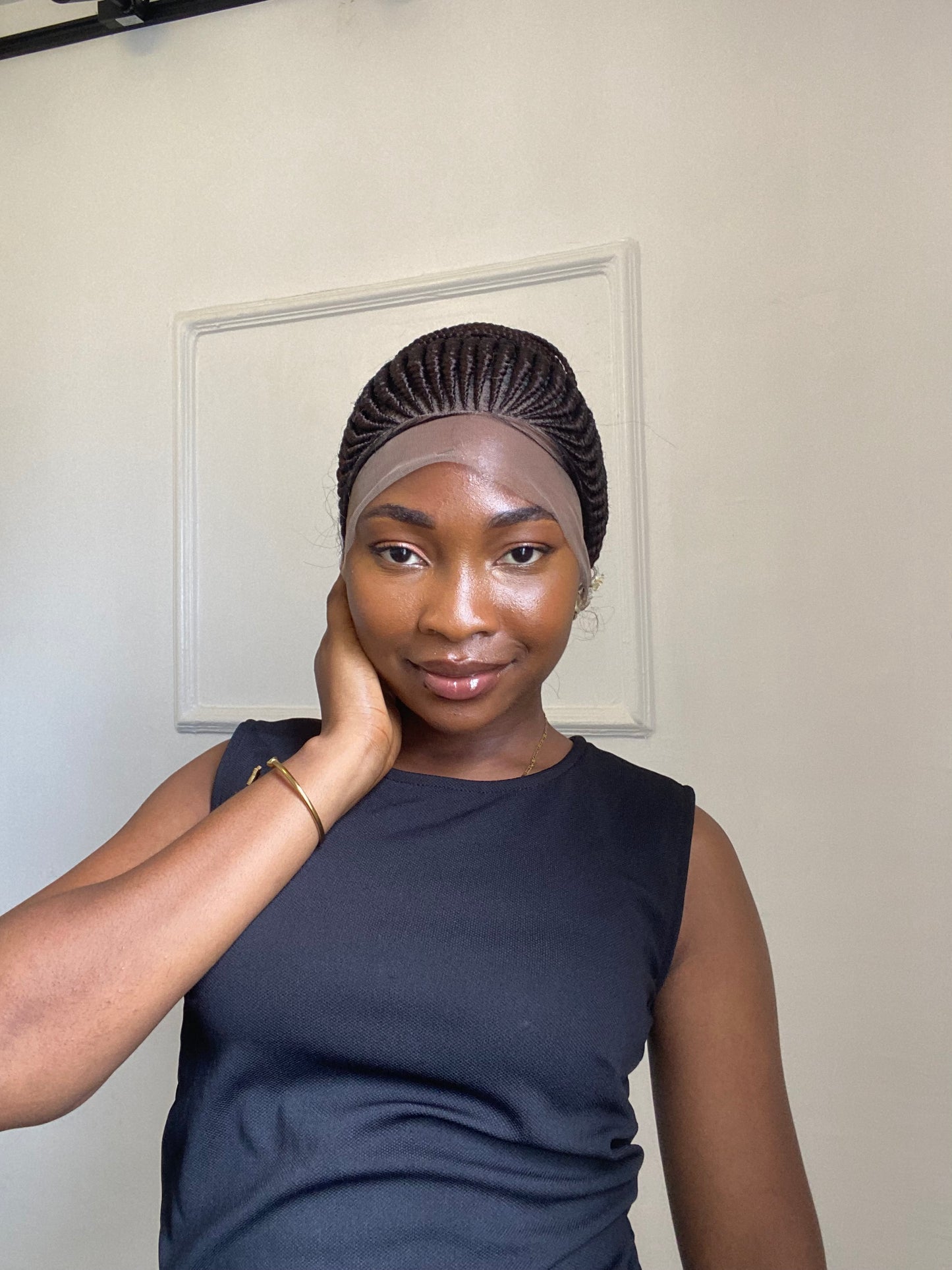 Braided wig Updo, Box Braids,Full Lace braided wig,Braidedwig, Black Women Hair