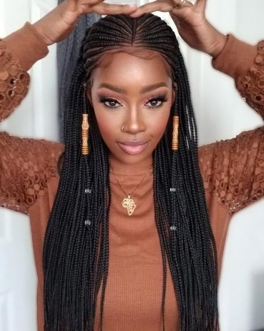 Fulani Braids — Full Lace Wig, 28 Inches