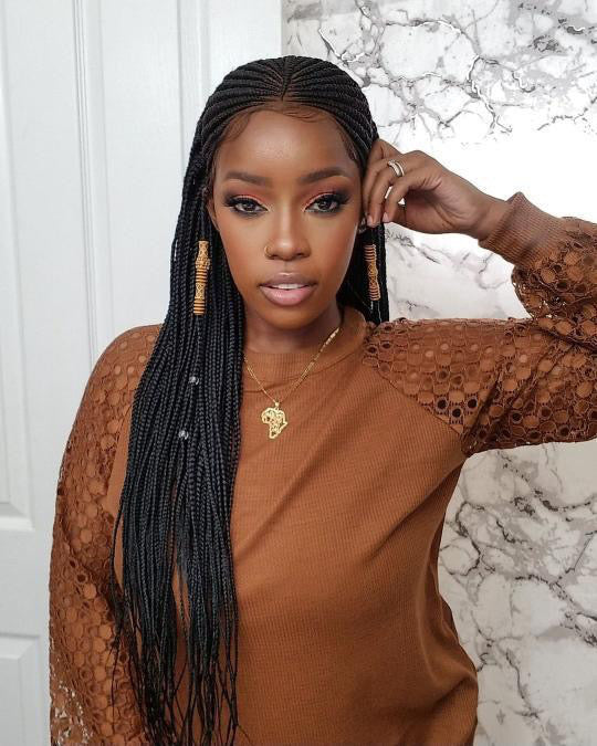 Fulani Braids — Full Lace Wig, 28 Inches