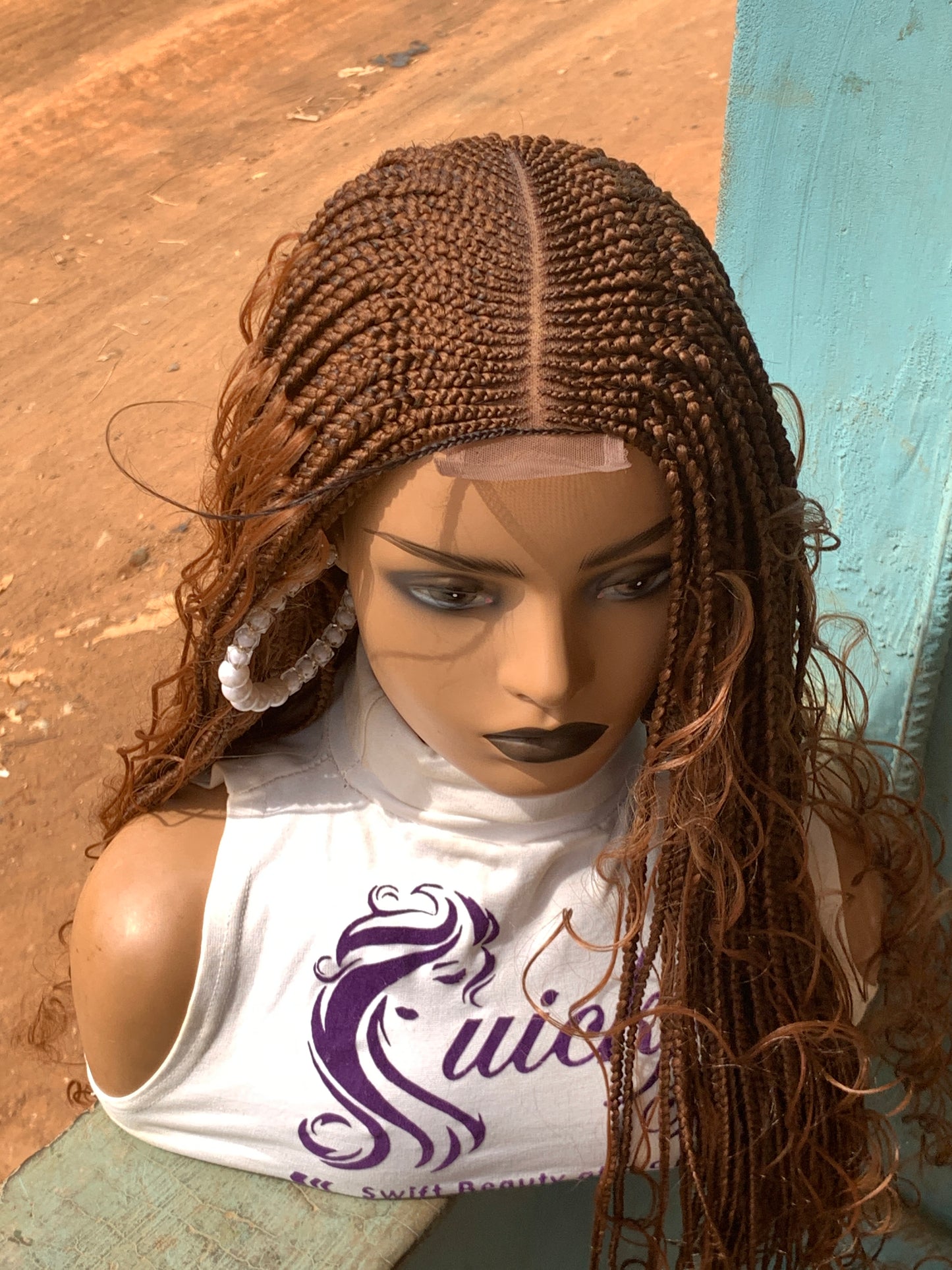 Bohemian braids, Boho braid, Fulani Style, Black Women Wig, Frontal, Full Lace, Lace Front,