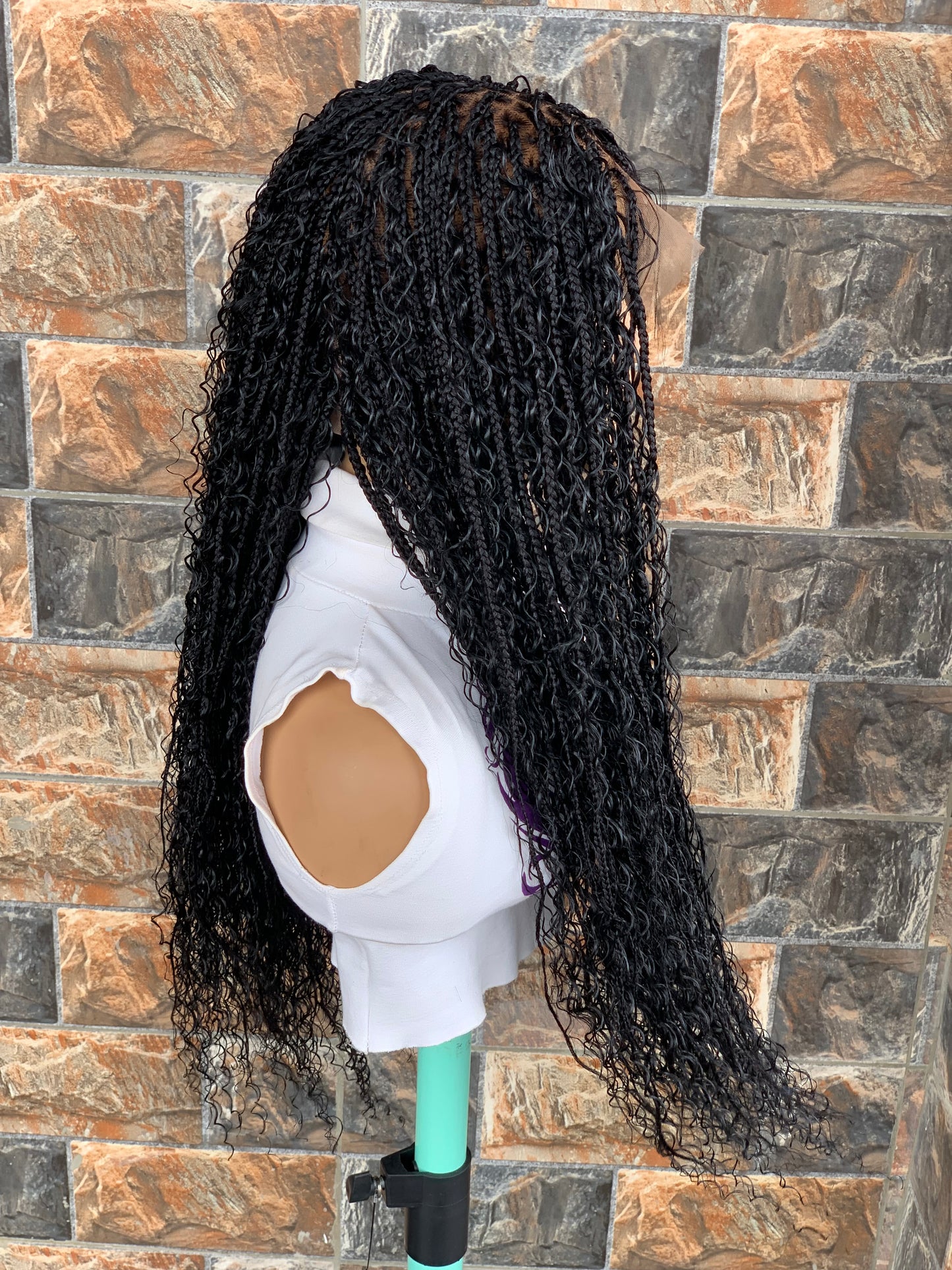 Tangle Free Boho braids on full lace wig