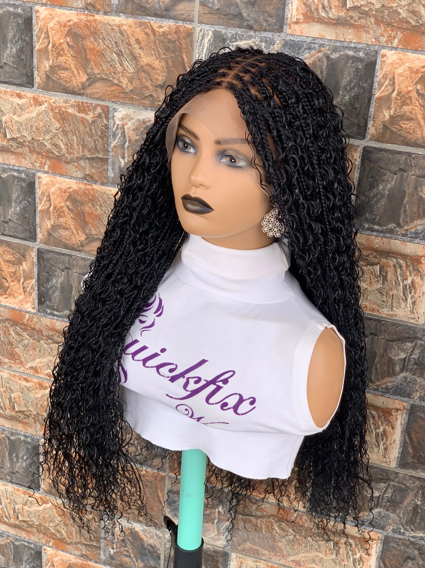 Tangle Free Boho braids on full lace wig