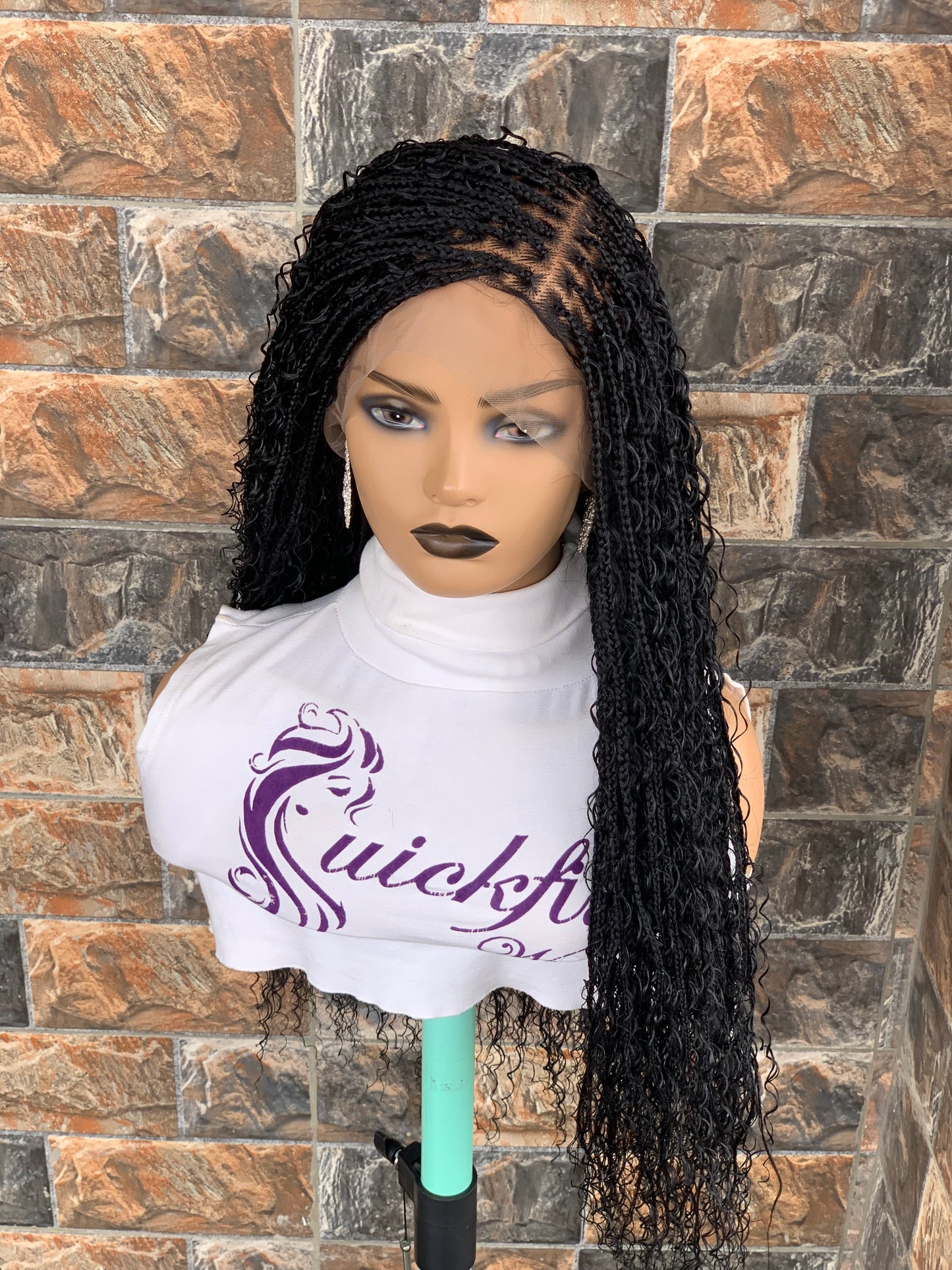 Tangle Free Boho braids on full lace wig