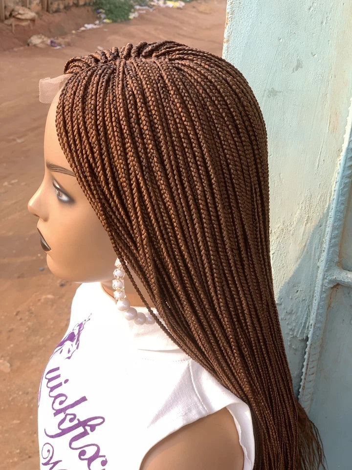 Micro Braids — Lace closure Wig, 28 Inches