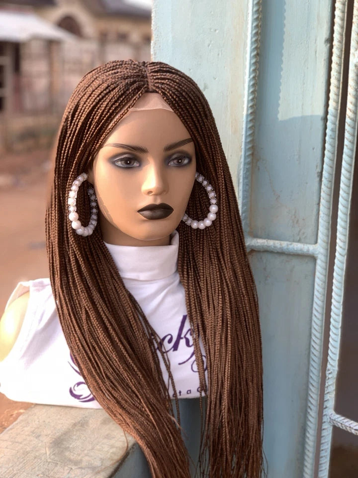 Micro Braids — Lace closure Wig, 28 Inches
