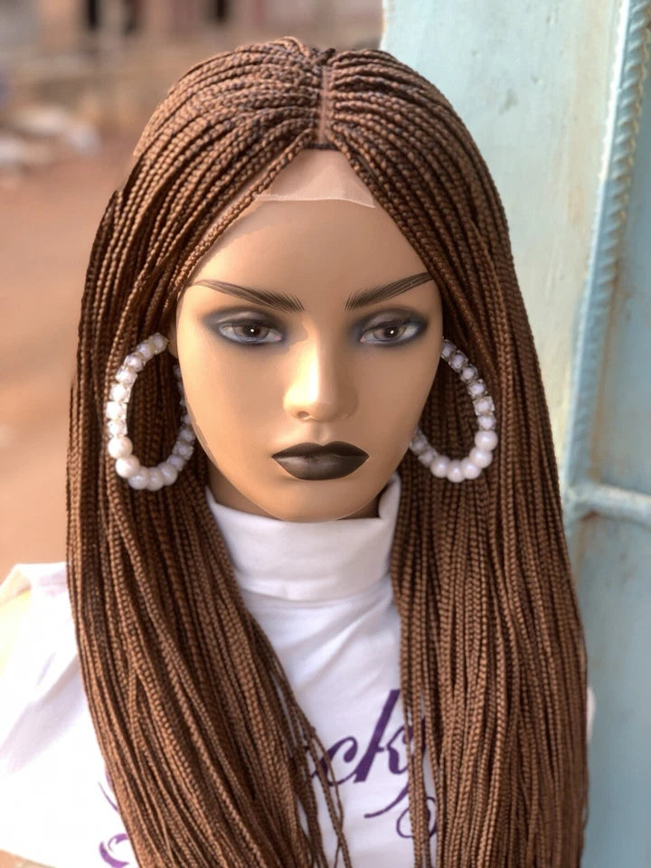 Micro Braids — Lace closure Wig, 28 Inches