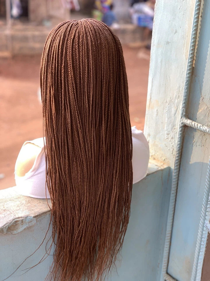 Micro Braids — Lace closure Wig, 28 Inches