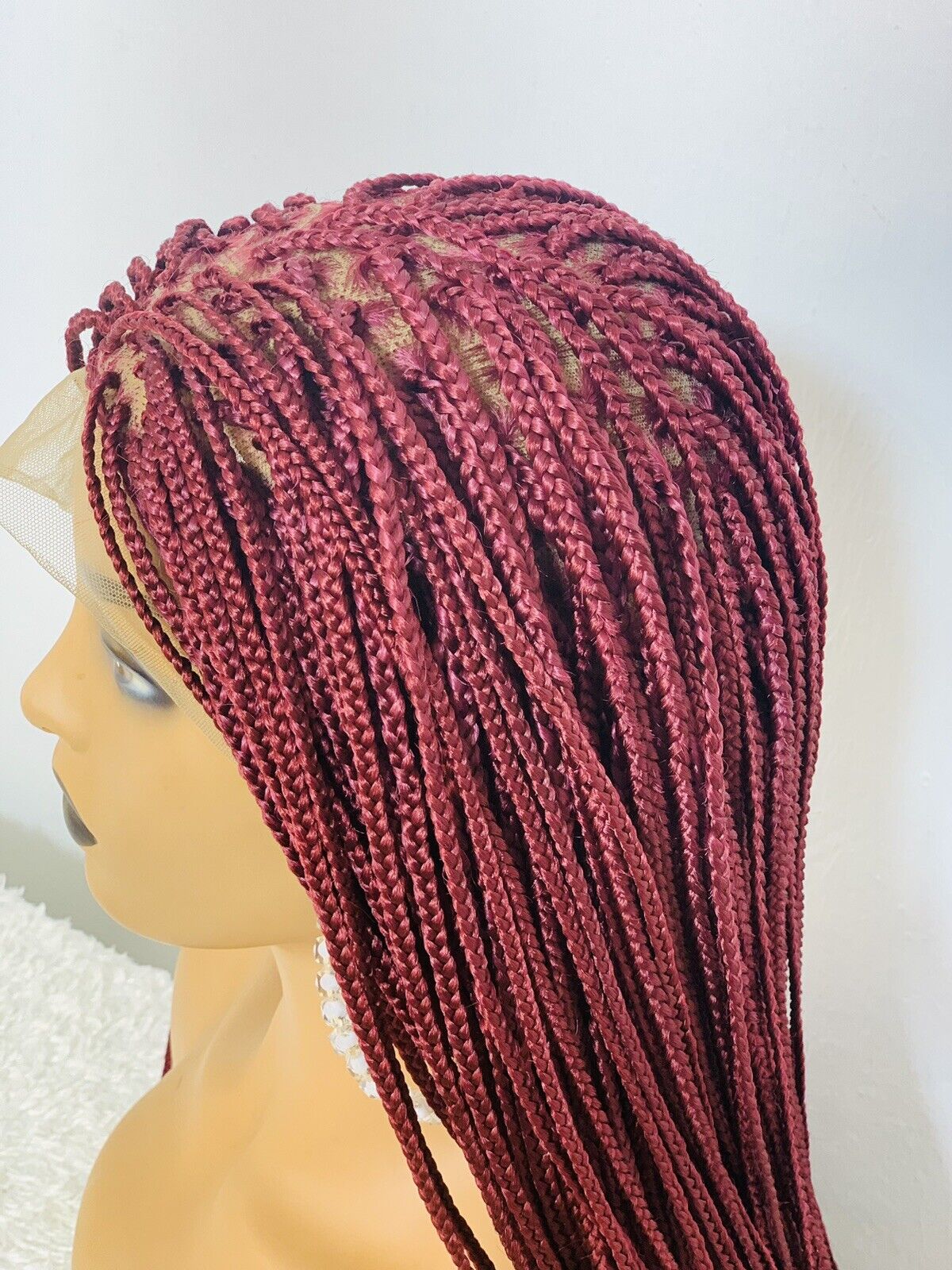 Box Braided Wig Full lace braids wig Senegalese Black Women, Hairstyle