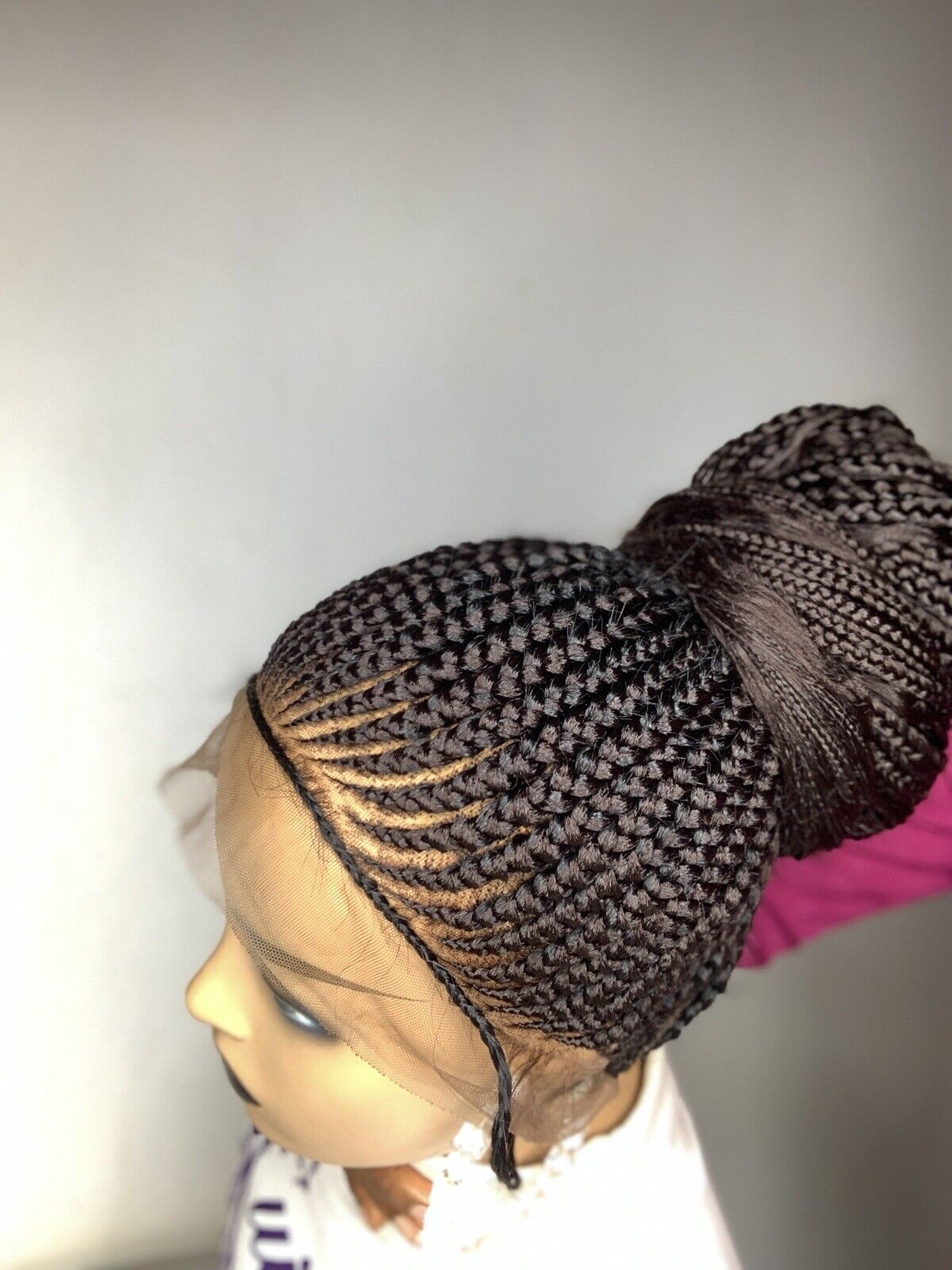 Braided wig Updo, Box Braids,Full Lace braided wig,Braidedwig, Black Women Hair