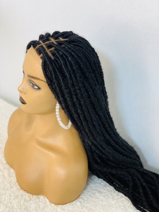 Braided wig,Dreadlocks, knotless Box Braids,Frontal braid wig,Braid wig, Rasta