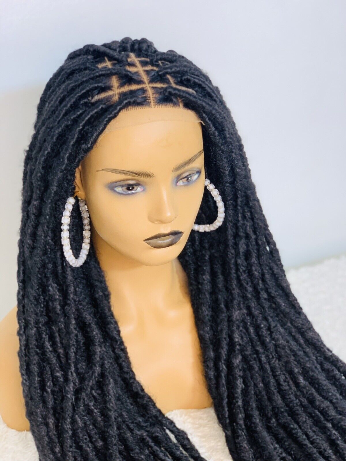Braided wig,Dreadlocks, knotless Box Braids,Frontal braid wig,Braid wig, Rasta